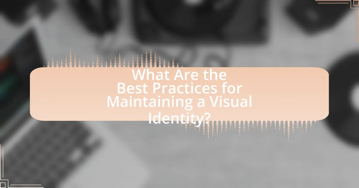 What Are the Best Practices for Maintaining a Visual Identity?