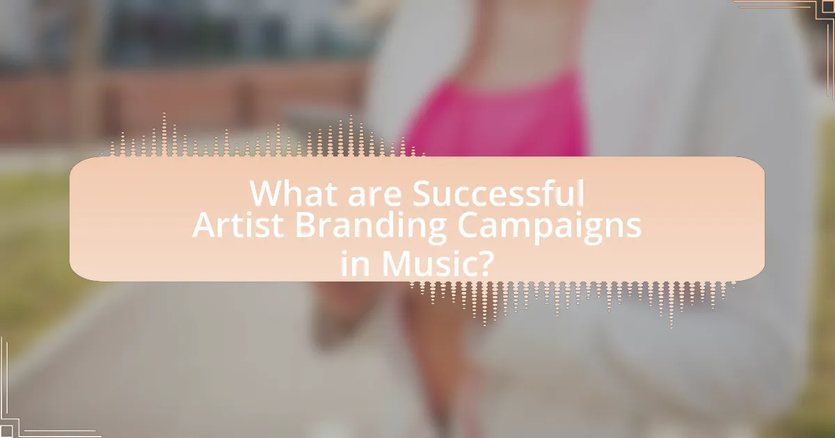 What are Successful Artist Branding Campaigns in Music?