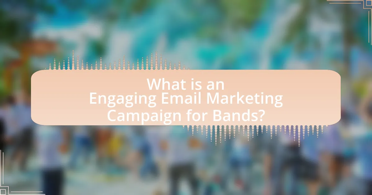 What is an Engaging Email Marketing Campaign for Bands?