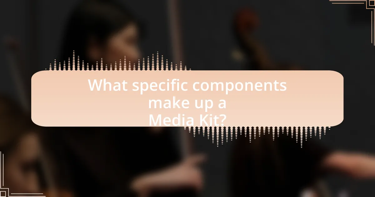 What specific components make up a Media Kit?